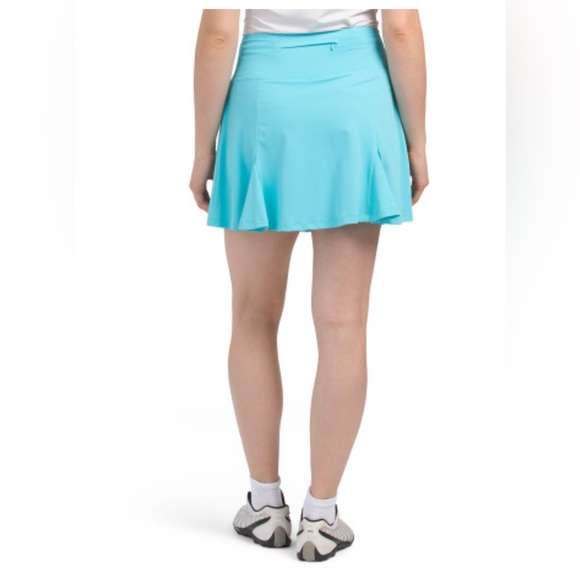 Gottex Godet Turquoise Athletic Skort Women’s Large NWT Golf Tennis Activewear - Picture 4 of 5